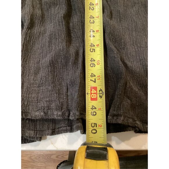 J. Gee Black Embroidered Maxi Dress Sz 2X Long Sleeve Vintage Gorgeous - Picture 6 of 7